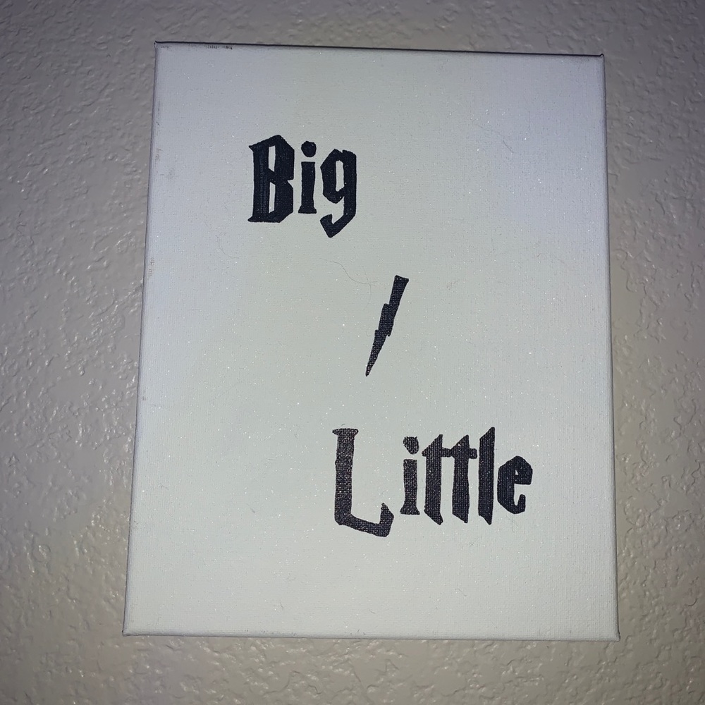 HARRY POTTER themed BIG and LIL canvas